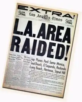 amerika, dezinformáció, hadtörténelem, légvédelem, LosAngeles, másodikvilágháború, pánik, Propaganda, pszichológia, történelem