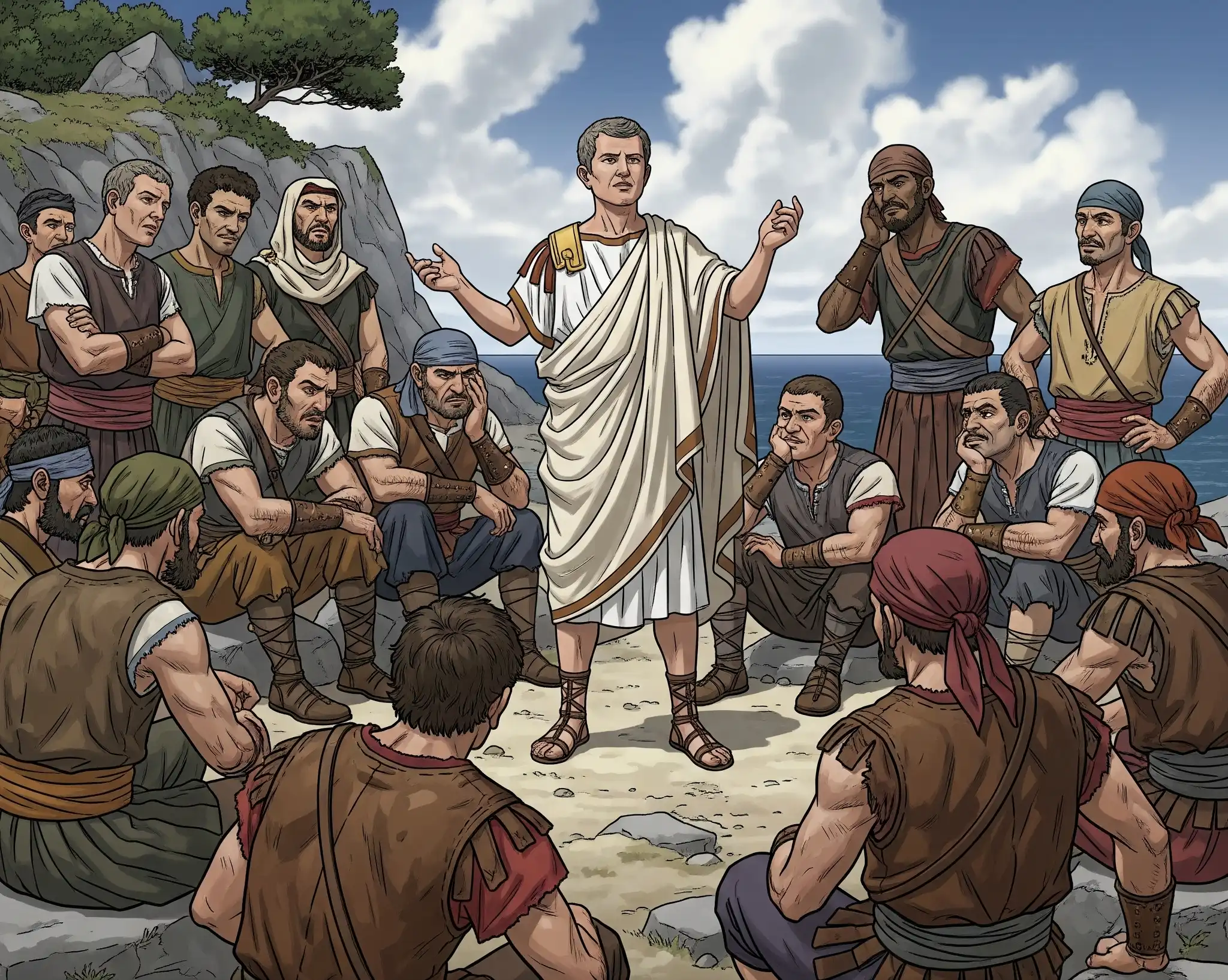 caesar, kalózok, Róma, római birodalom, történelem