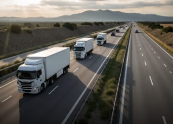 A kamionosok trükkje: miért hajtanak szorosan egymás mögött az autópályán?