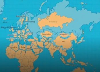 A térképen megmutatom, mekkorák valójában az országok és a kontinensek – sokakat meg fog lepni