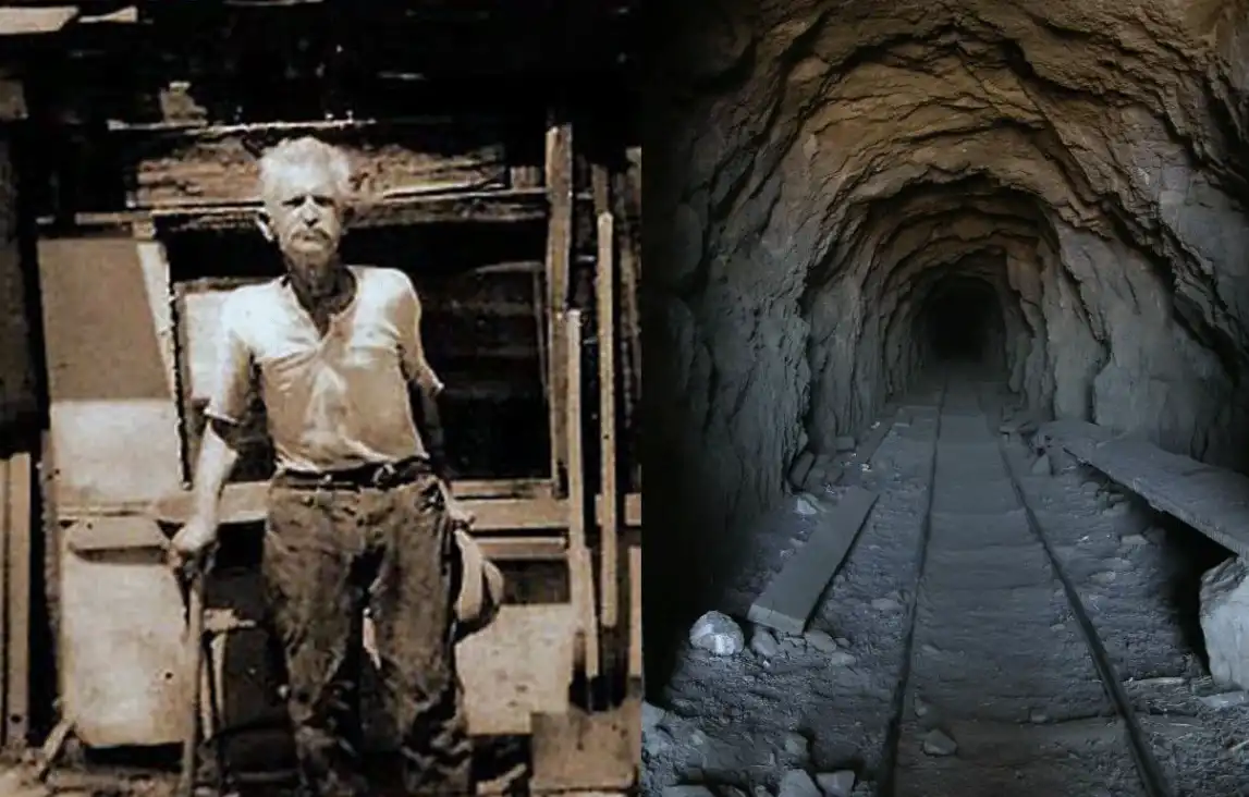 alagút, amerika, aranyláz, bányászat, emlékhely, Kitartás, megszállottság, Remete, sivatag, történelem