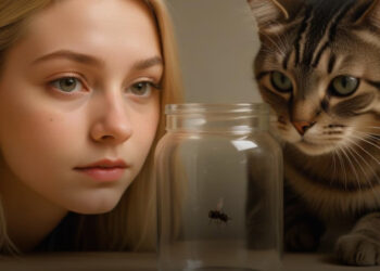 Nehezebb egy üveg, amiben a légy száll, mint amikor csak ül benne?