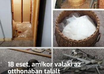 18 személy, aki a házában talált tárgyak láttán csak azt kérdezte: „Ez miért nem volt a tervrajzon?”