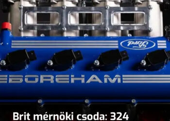 Brit mérnöki csoda: 324 lóerős, 2,1 literes, 85 kg-os motor 10 000-es fordulaton, turbó nélkül