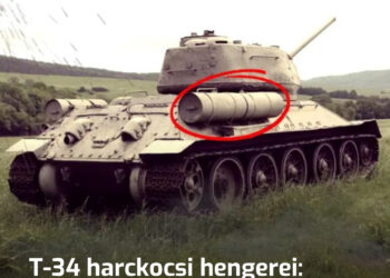 A T-34 harckocsi oldalán lévő hengerek titka: Tartályok vagy valami egészen más?