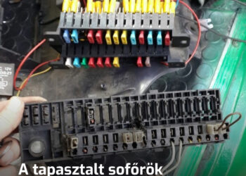 A tapasztalt sofőrök trükkje, hogy megtalálják a kiégett biztosítékot anélkül, hogy kivennék