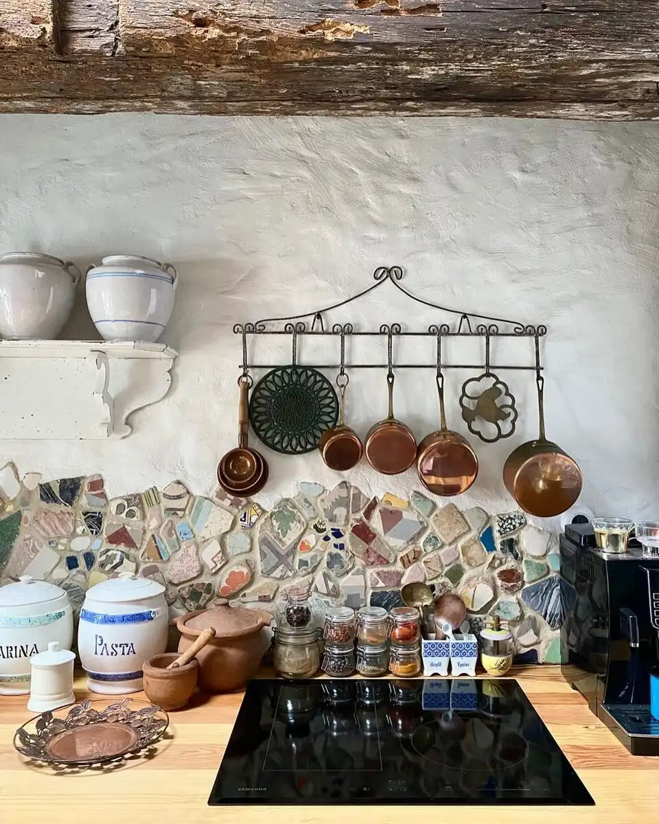 belsőépítészet, különleges házak, lakásdekoráció, lakásfelújítás, lakberendezés, otthon, rusztikus konyha, vidéki élet, vintage stílus